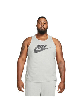 Nike Men's XXL Sleeveless Tank Top Gray Graphic "The Nike Tee"
